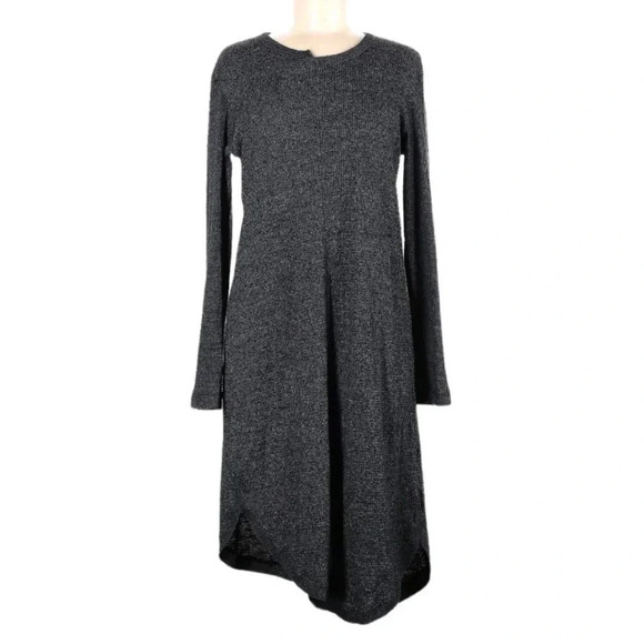 Wilt Charcoal Gray Thermal Long Sleeve Sweater Dress Size S - Picture 1 of 11